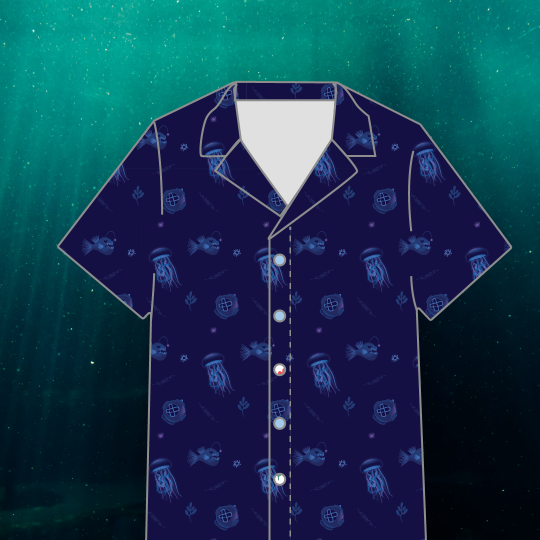 Deep Sea button-up shirt
