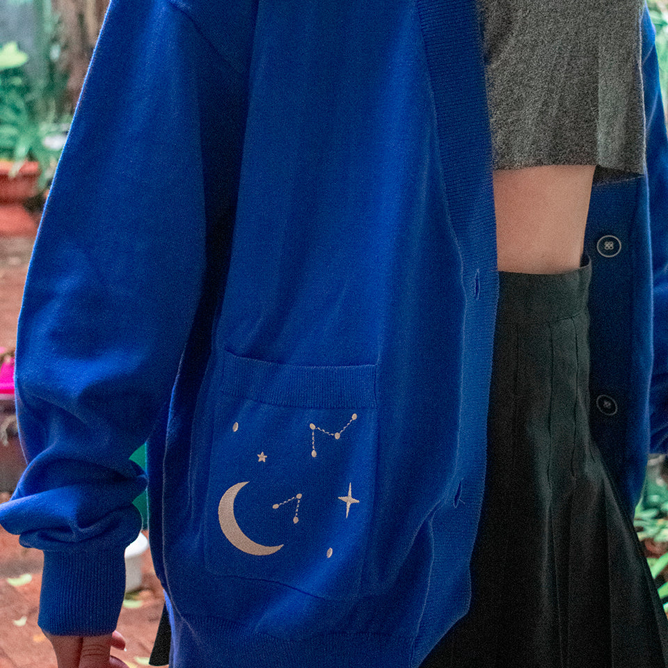 [SOLD OUT] Oversized starry cardigan